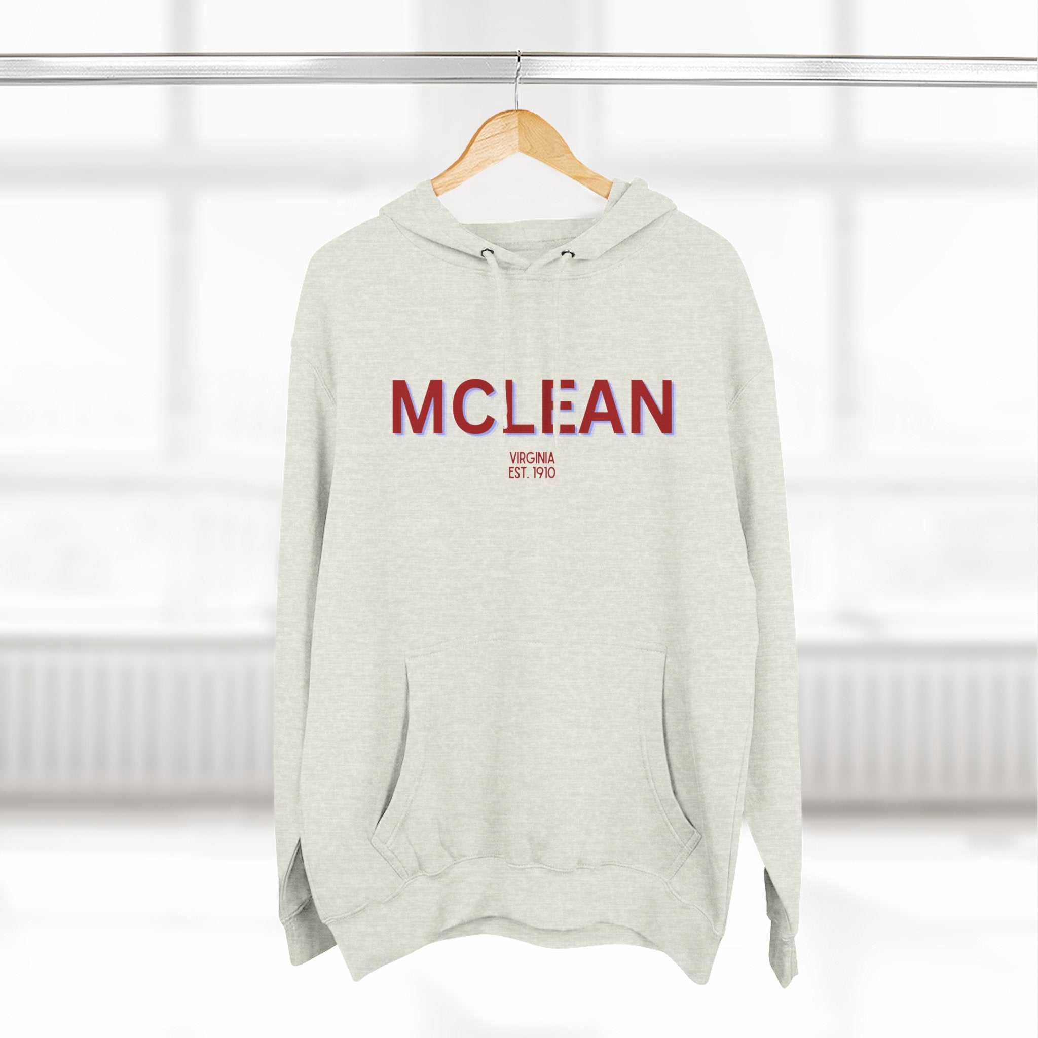 McLean Fleece Hoodie, Casual Sweatshirt, Cozy Layering Piece, Perfect Gift for All Occasions, Stylish Streetwear