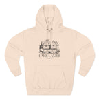 Cozy Lake Lanier Fleece Hoodie - Perfect for Relaxing, Outdoor Adventures, Gifts for Nature Lovers, Fall and Winter Apparel