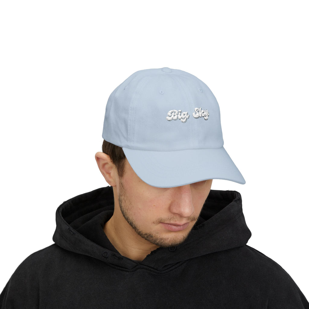 Big Sky Dad Cap, Unisex Cotton Hat, Casual Everyday Wear, Outdoor Cap