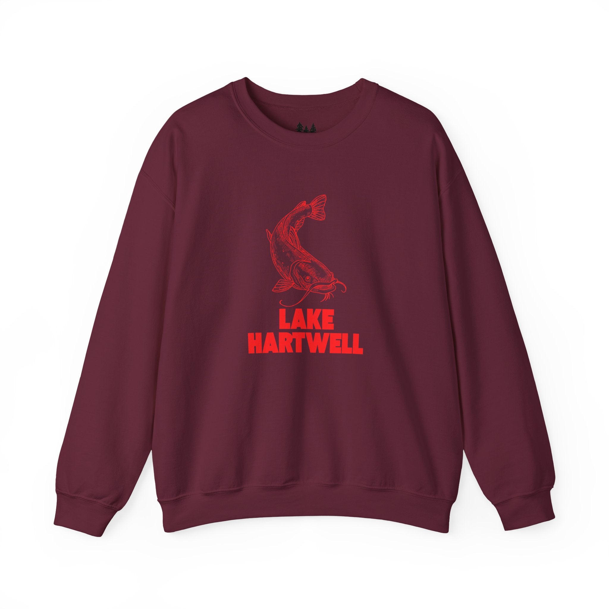 Lake Hartwell Fishing Sweatshirt, Cozy Crewneck, Perfect for Outdoorsy Lovers, Casual Wear, Gift for Nature Enthusiasts, Lake Life Apparel