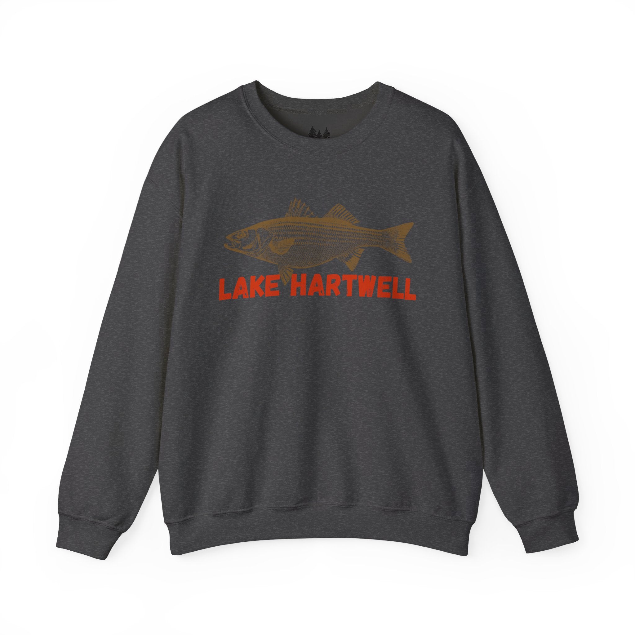 Lake Hartwell Fishing Sweatshirt, Unisex Crewneck, Casual Wear, Gift for Fishermen, Outdoor Apparel, Lake House Cozy