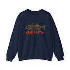 Lake Gaston Fishing Sweatshirt, Unisex Crewneck, Casual Wear, Gift for Fishermen, Outdoor Apparel, Lake House Cozy