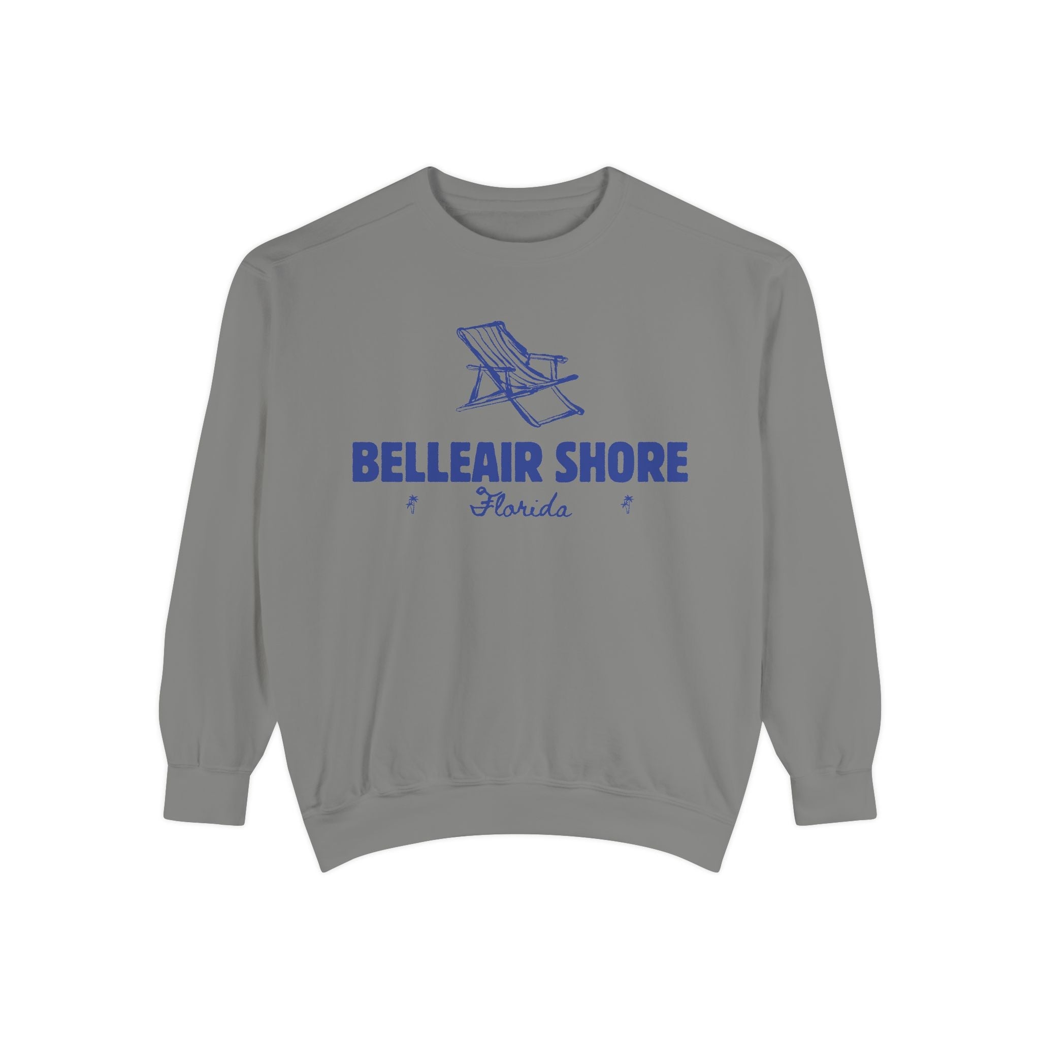 Belleair Shore Vibes Unisex Sweatshirt | Garment-Dyed Comfort, Perfect for Casual Outings, Travel, Gifts, Autumn Days