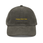 Happy New Year Embroidered Cap