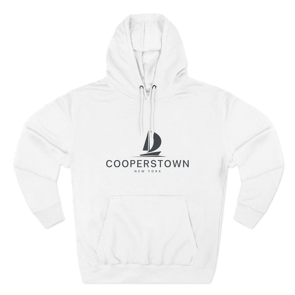 Cooperstown Inspired Fleece Hoodie, Casual Wear, Relaxation, Gift for Autumn Lovers, Travel Essential