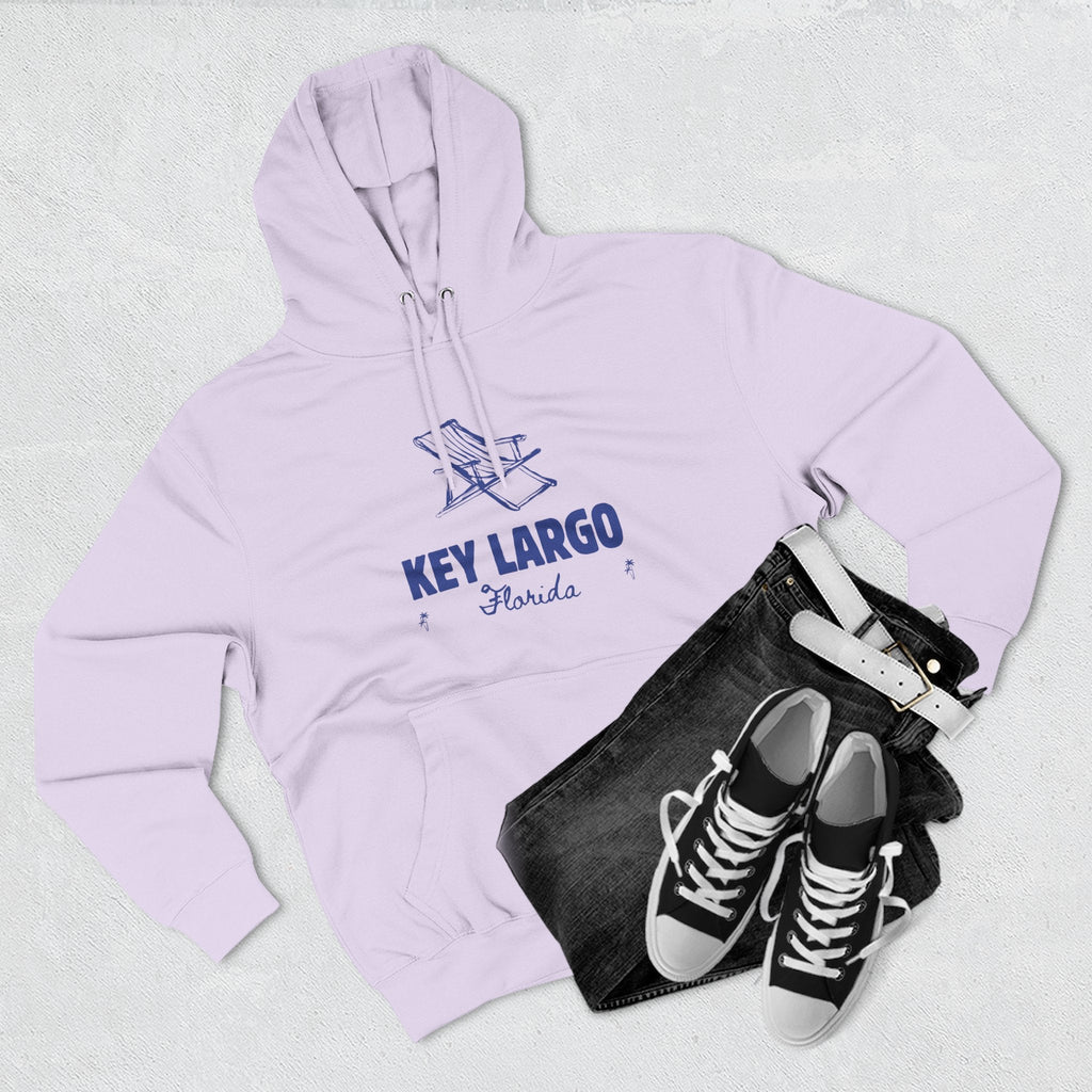 Key Largo Inspired Fleece Hoodie, Casual Wear, Relaxation, Gift for Autumn Lovers, Travel Essential
