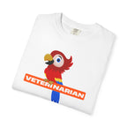 Veterinarian Parrot T-Shirt | Cute Animal Lover Shirt, Unisex Teen Gift, Animal Care Apparel, Funny Pet Shirt, Veterinary Gifts