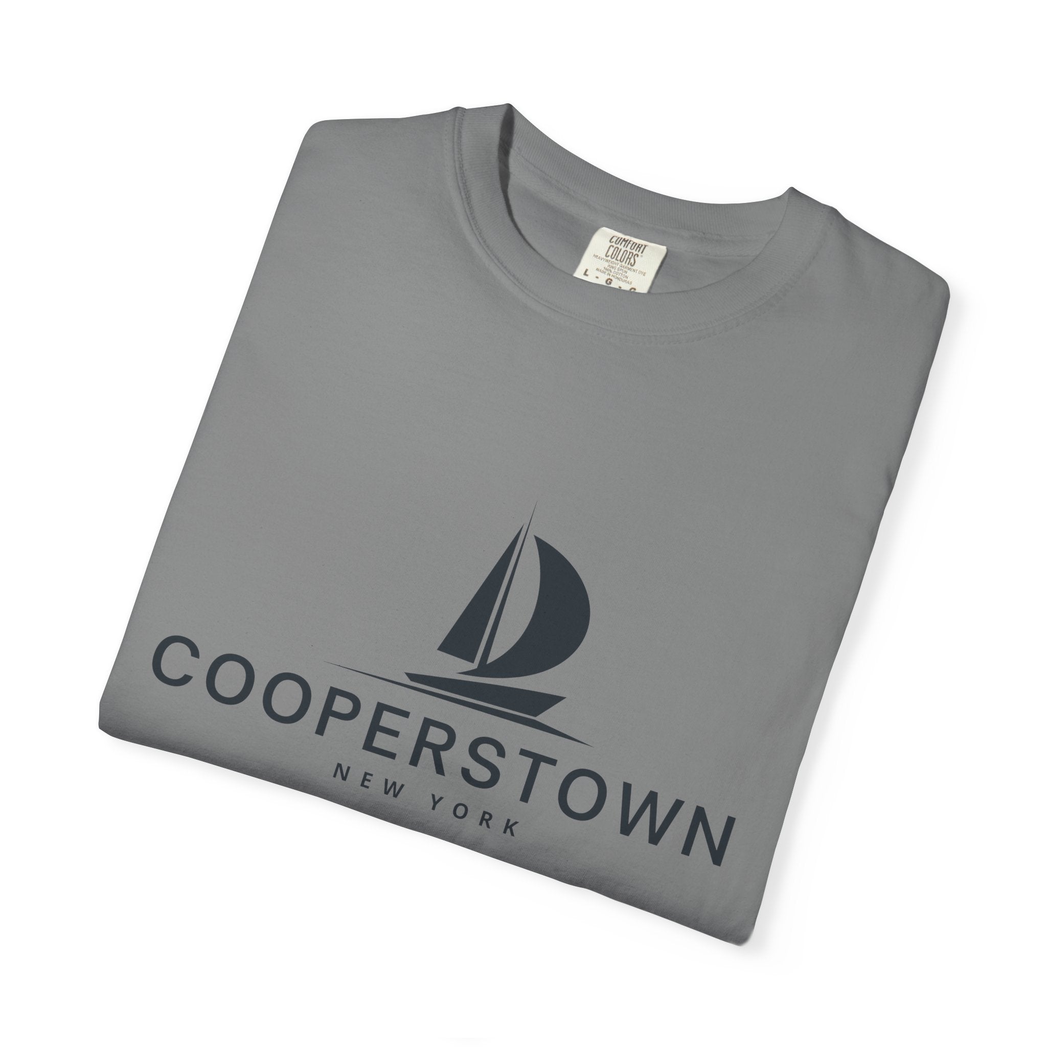 Cooperstown - Unisex Garment-Dyed T-shirt, Casual Outfit, Gift for Nature Lovers, Vacation Essentials