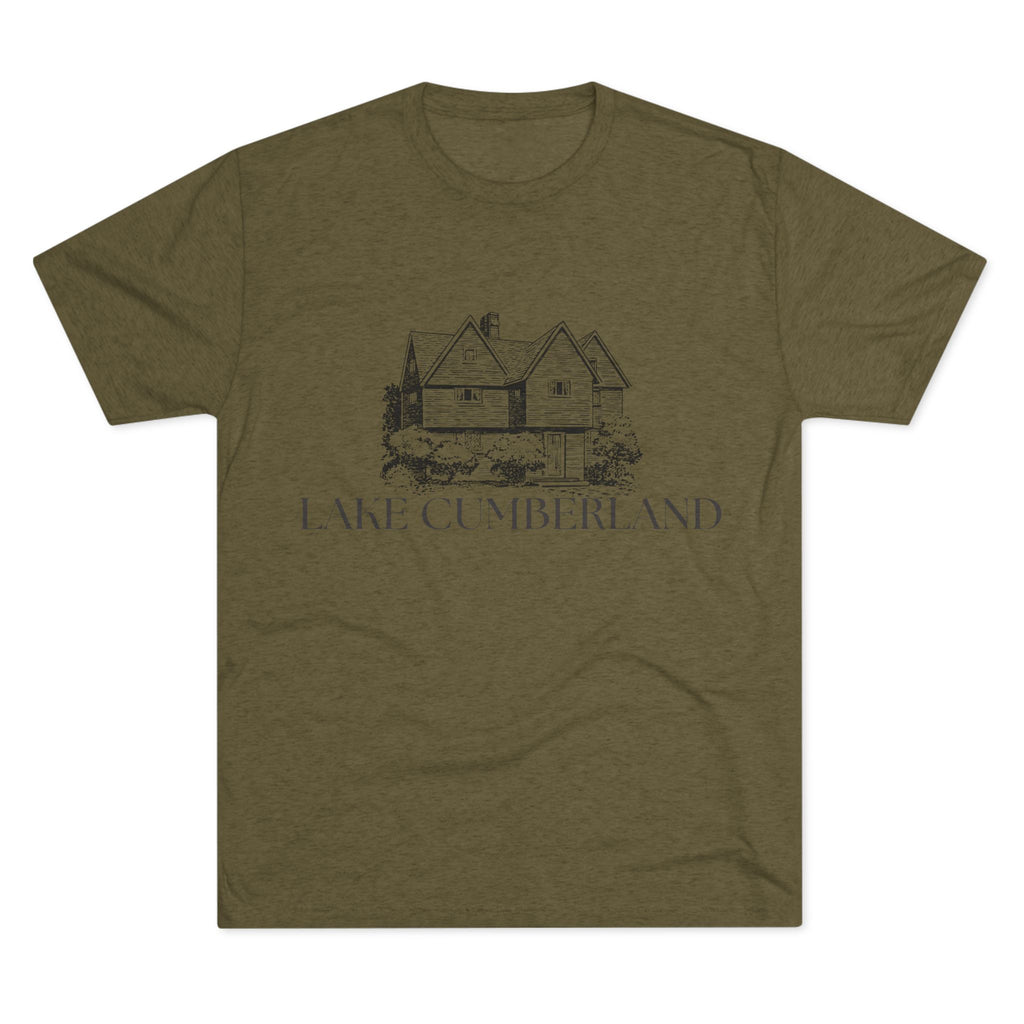 Lake Cumberland Unisex Tri-Blend Crew Tee, Casual T-Shirt, Summer Apparel, Lake House Shirt, Gift for Friends, Travel Tee