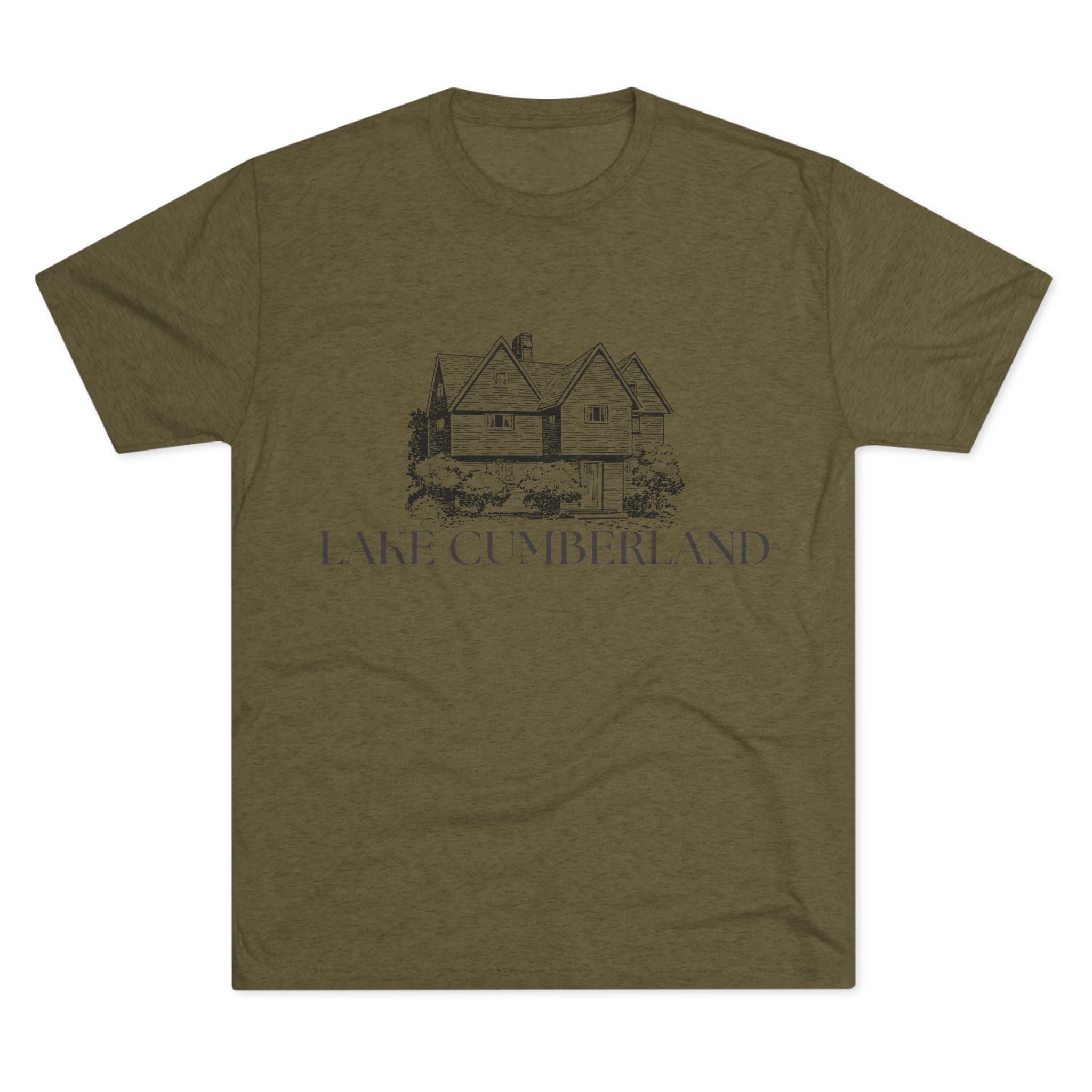 Lake Cumberland Unisex Tri-Blend Crew Tee, Casual T-Shirt, Summer Apparel, Lake House Shirt, Gift for Friends, Travel Tee