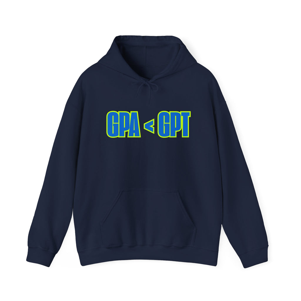 4.0 GPA < GPT 5.0 - Trendy GPA < GPT Sweatshirt for Students, Gift for College, Casual Wear, Study Sessions, Graduation