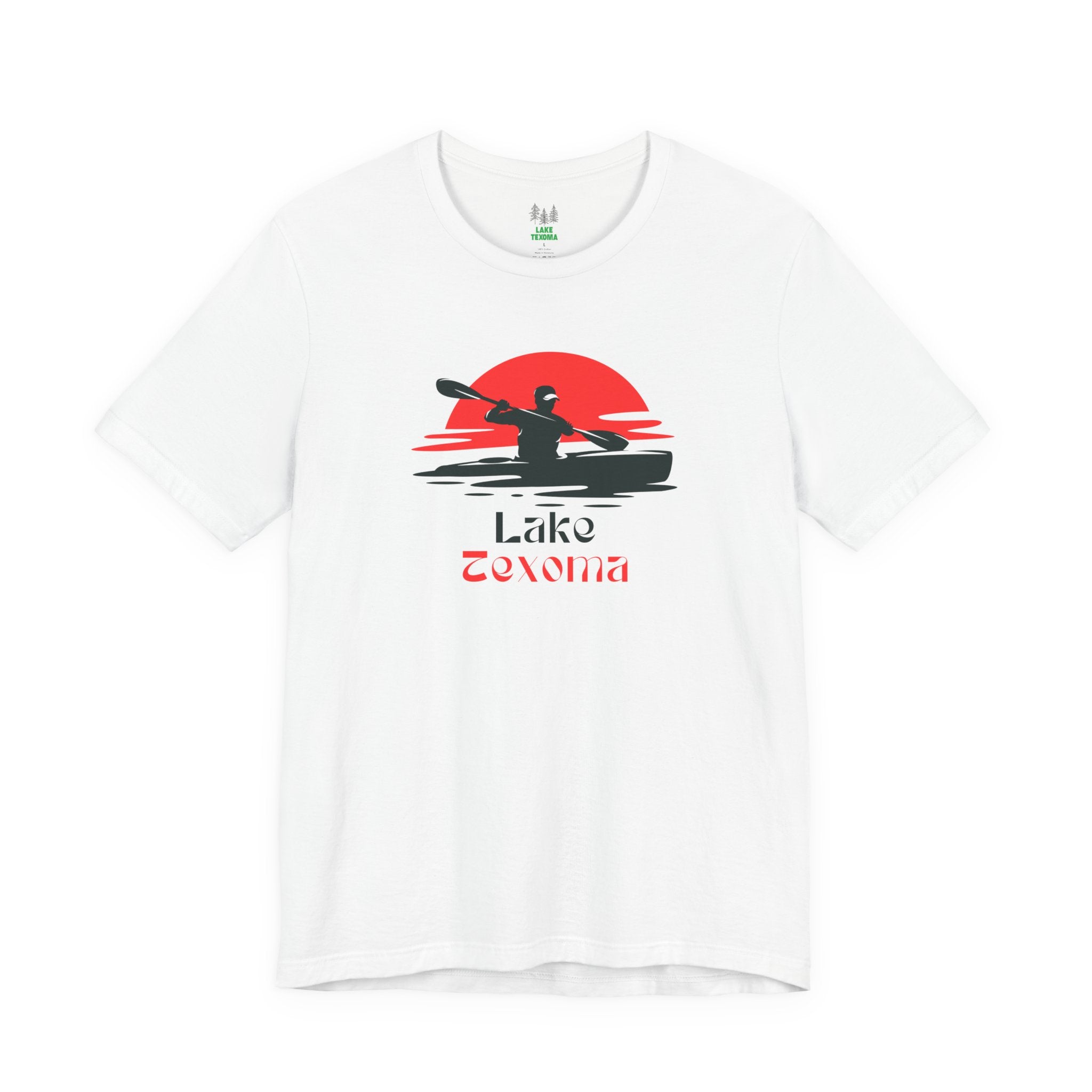 Lake Texoma Tee - Kayaking Graphic Unisex Jersey Short Sleeve Shirt, Outdoor Adventure Gift, Summer Vibes, Lake Lover Apparel