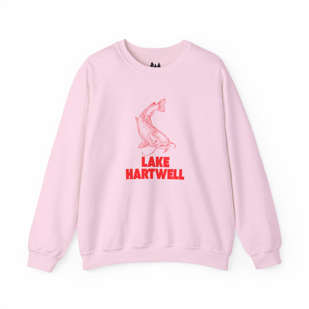 Lake Hartwell Fishing Sweatshirt, Cozy Crewneck, Perfect for Outdoorsy Lovers, Casual Wear, Gift for Nature Enthusiasts, Lake Life Apparel
