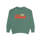 Lake Lanier Fish Sweatshirt | Unisex Garment-Dyed Apparel | Cozy Lake Life Gift, Relaxed Weekend Wear, Fishing Enthusiast Gear