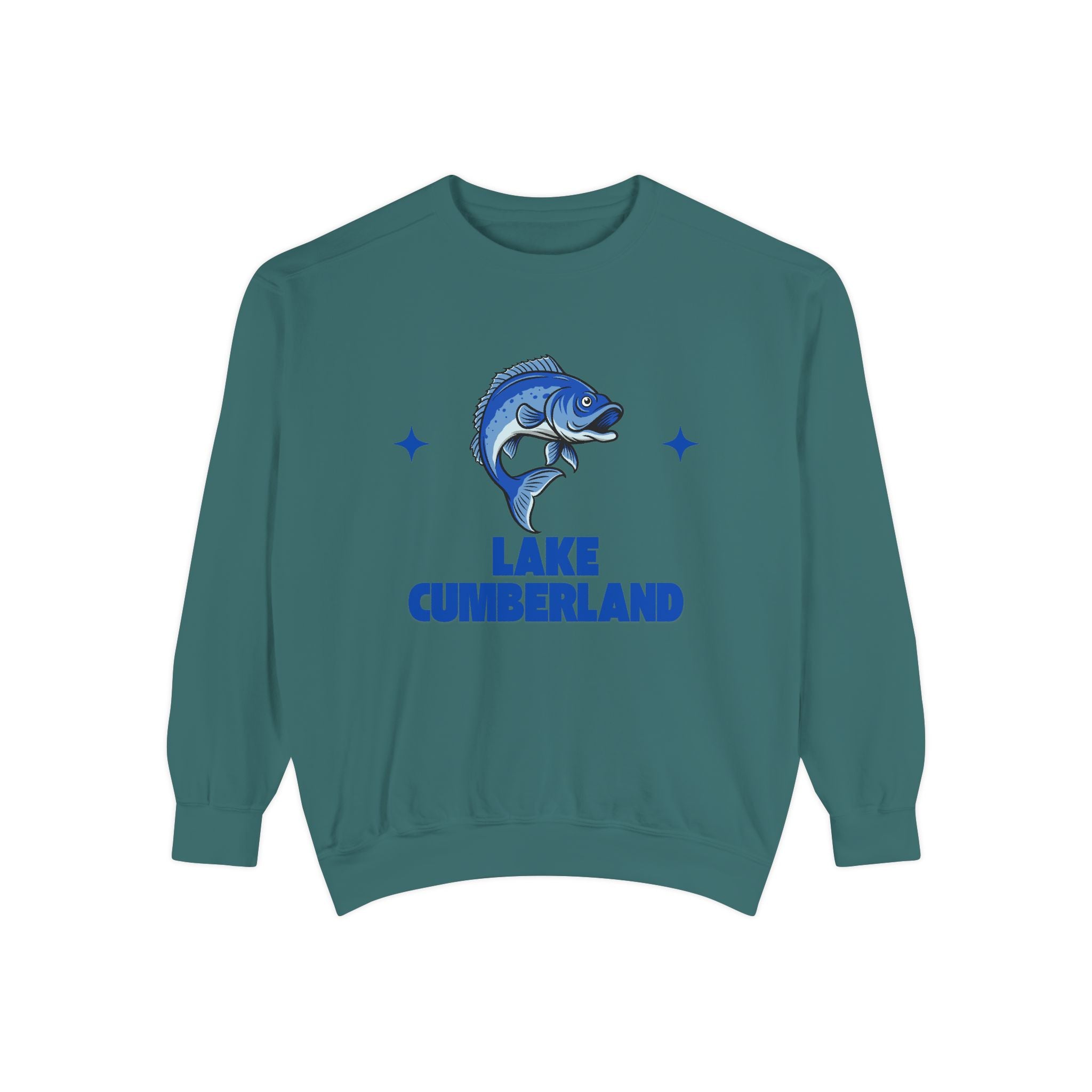 Lake Cumberland Fish Design Unisex Sweatshirt | Cozy Fishing Apparel, Casual Wear, Gift for Anglers, Lake Day Outfit, Nature Lovers Sweatshirt