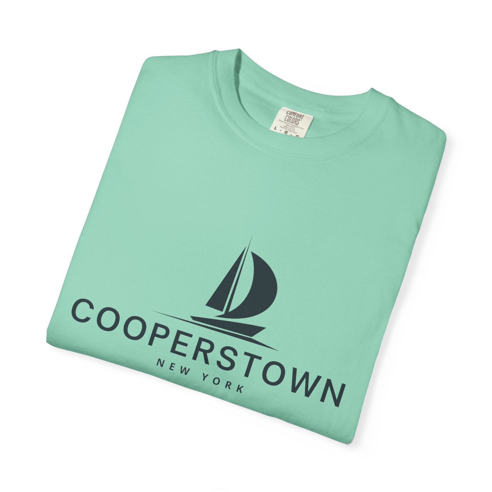 Cooperstown - Unisex Garment-Dyed T-shirt, Casual Outfit, Gift for Nature Lovers, Vacation Essentials