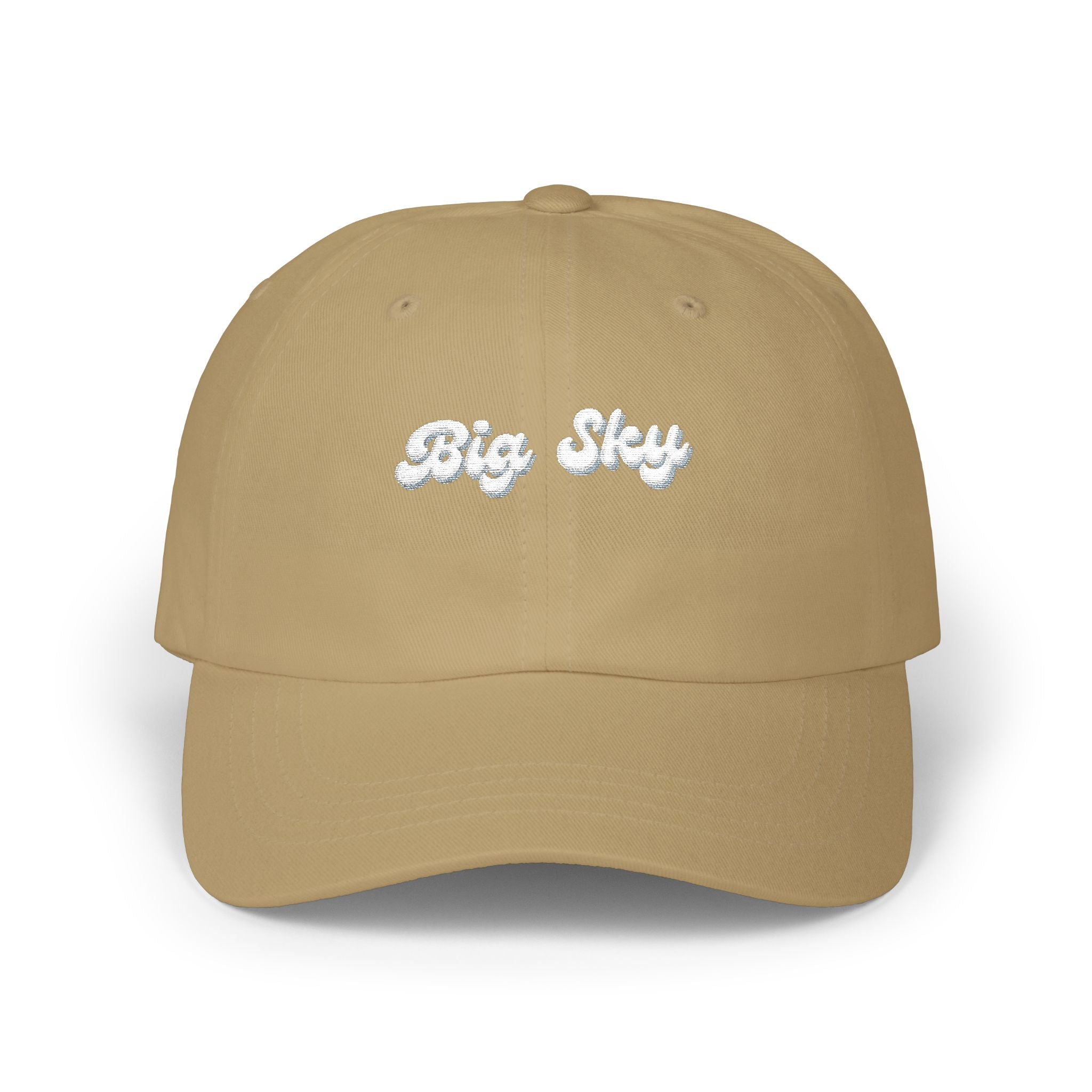 Big Sky Dad Cap, Unisex Cotton Hat, Casual Everyday Wear, Outdoor Cap