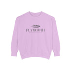 Plymouth Chill Vibes Sweatshirt - Unisex Garment-Dyed Style, Perfect for Lounging