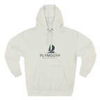 Plymouth Inspired Fleece Hoodie, Casual Wear, Relaxation, Gift for Autumn Lovers, Travel Essential