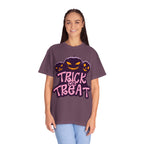 Halloween Trick or Treat T-Shirt, Unisex Halloween Tee, Spooky Autumn Shirt, Fun Costume Top, Trick or Treat Apparel