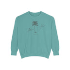 Belleair Shore Chill Vibes Sweatshirt - Unisex Garment-Dyed Style, Perfect for Lounging