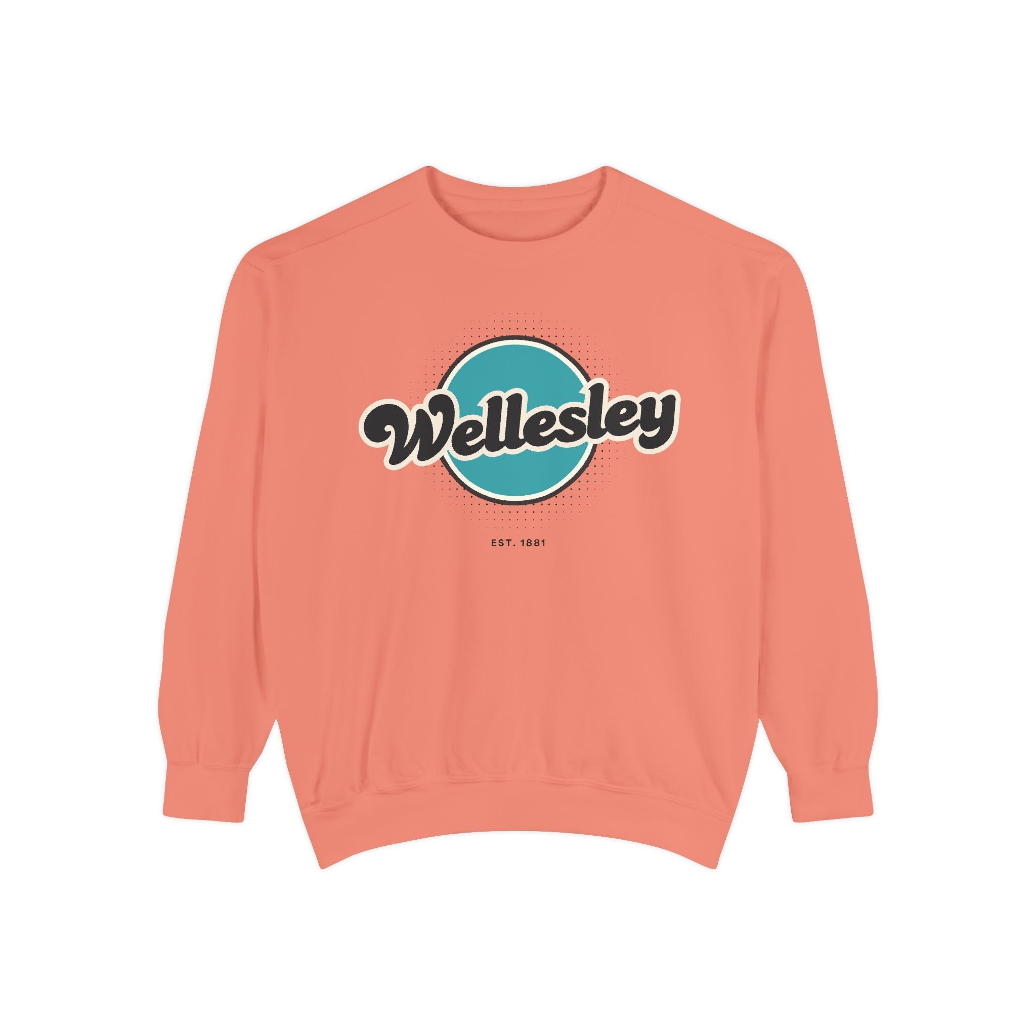 Wellesley Vintage Sweatshirt, Cozy Unisex Pullover, Retro Style, Perfect for Casual Outfits, Gift for Him or Her