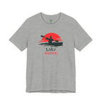 Lake Gaston Tee - Kayaking Graphic Unisex Jersey Short Sleeve Shirt, Outdoor Adventure Gift, Summer Vibes, Lake Lover Apparel
