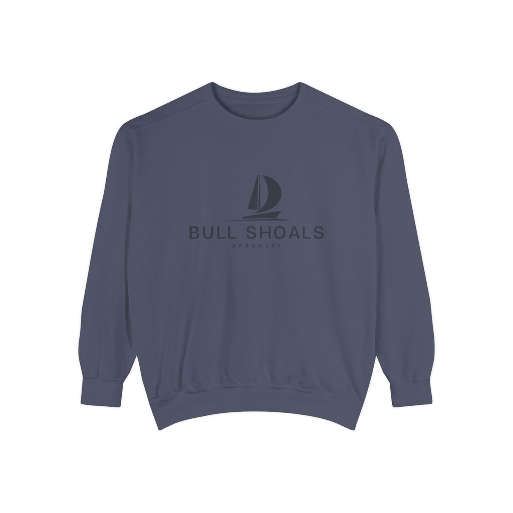 Bull Shoals Vibes Unisex Sweatshirt | Garment-Dyed Comfort, Perfect for Casual Outings, Travel, Gifts, Autumn Days