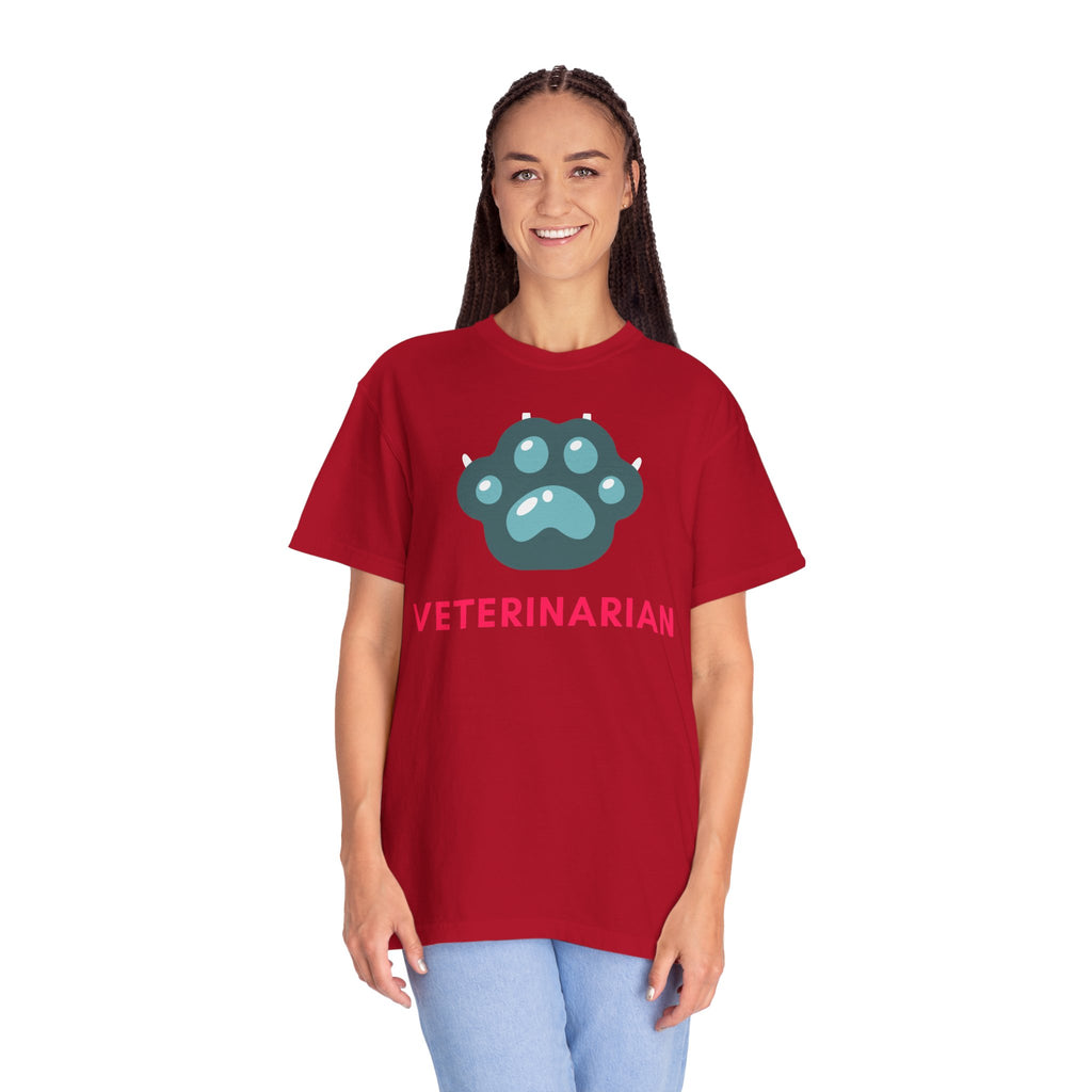 Veterinarian Themed Unisex T-Shirt, Gift for Animal Lovers, Pet Owner Apparel, Cute Veterinary Shirt, Comfortable Dog Lover Tee
