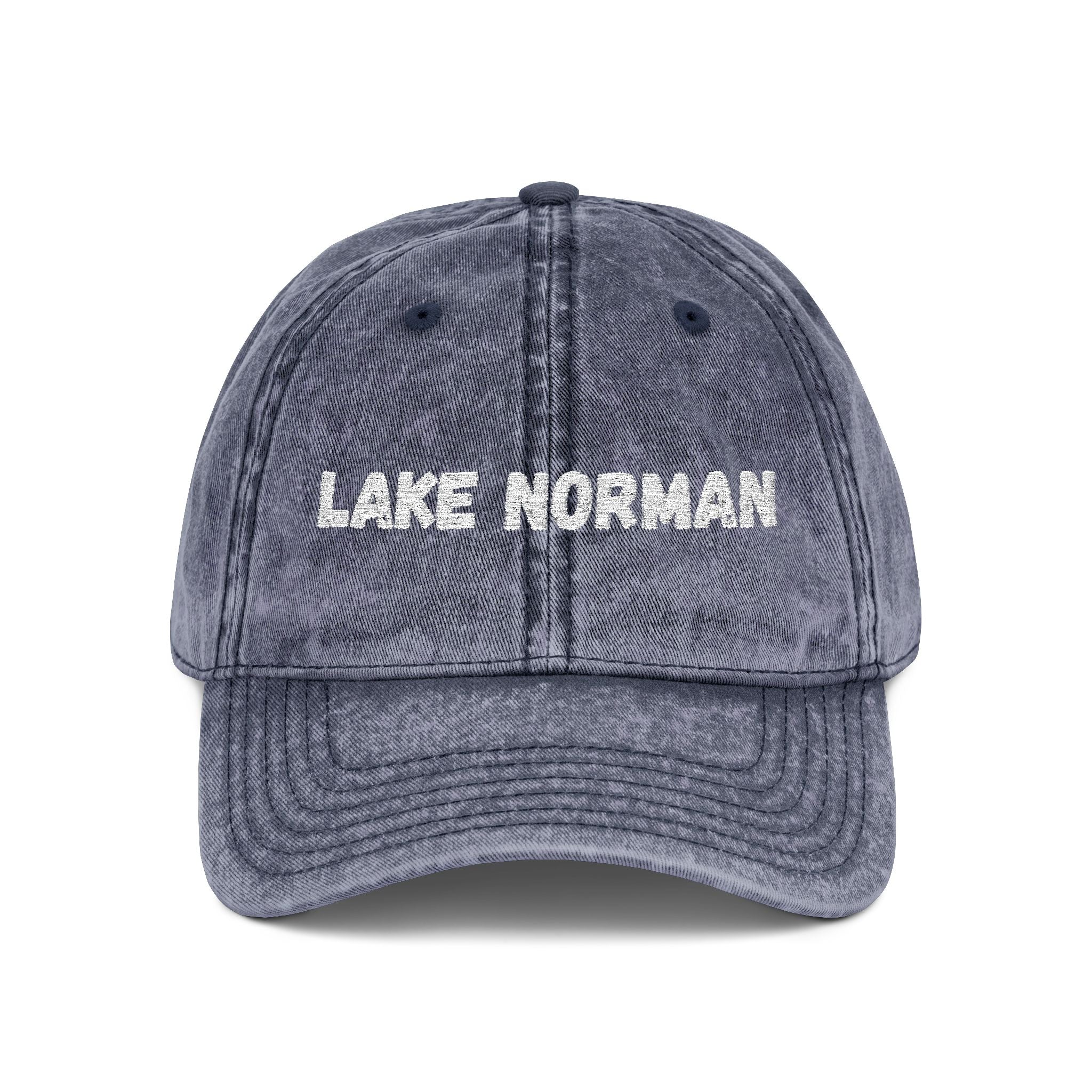 Lake Norman Embroidered Hat, Vintage Cap, Casual Summer Accessory, Gift for Outdoor Lovers, Lake Trip Gear
