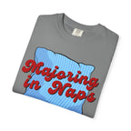 Majoring In Naps T-Shirt, Fun Sleep Shirt, Gift for Nap Lovers, Relaxation Tee, Casual Lounge Wear