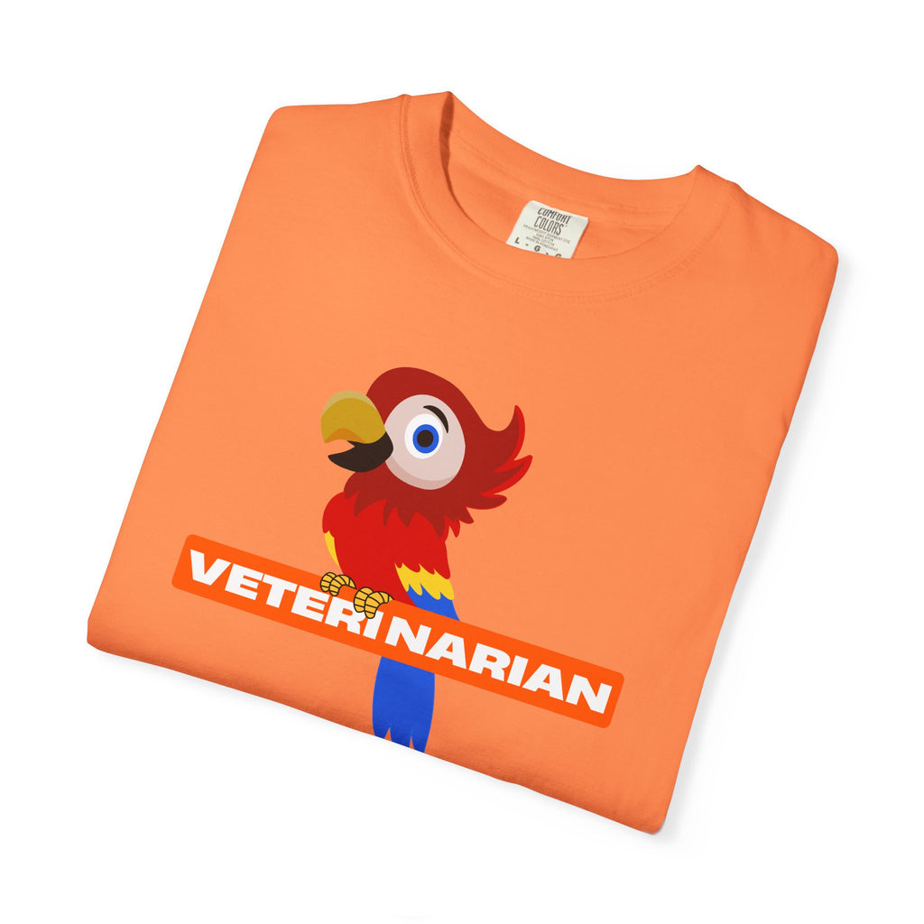 Veterinarian Parrot T-Shirt | Cute Animal Lover Shirt, Unisex Teen Gift, Animal Care Apparel, Funny Pet Shirt, Veterinary Gifts