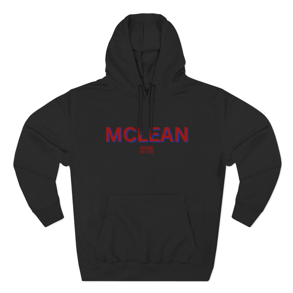 McLean Fleece Hoodie, Casual Sweatshirt, Cozy Layering Piece, Perfect Gift for All Occasions, Stylish Streetwear