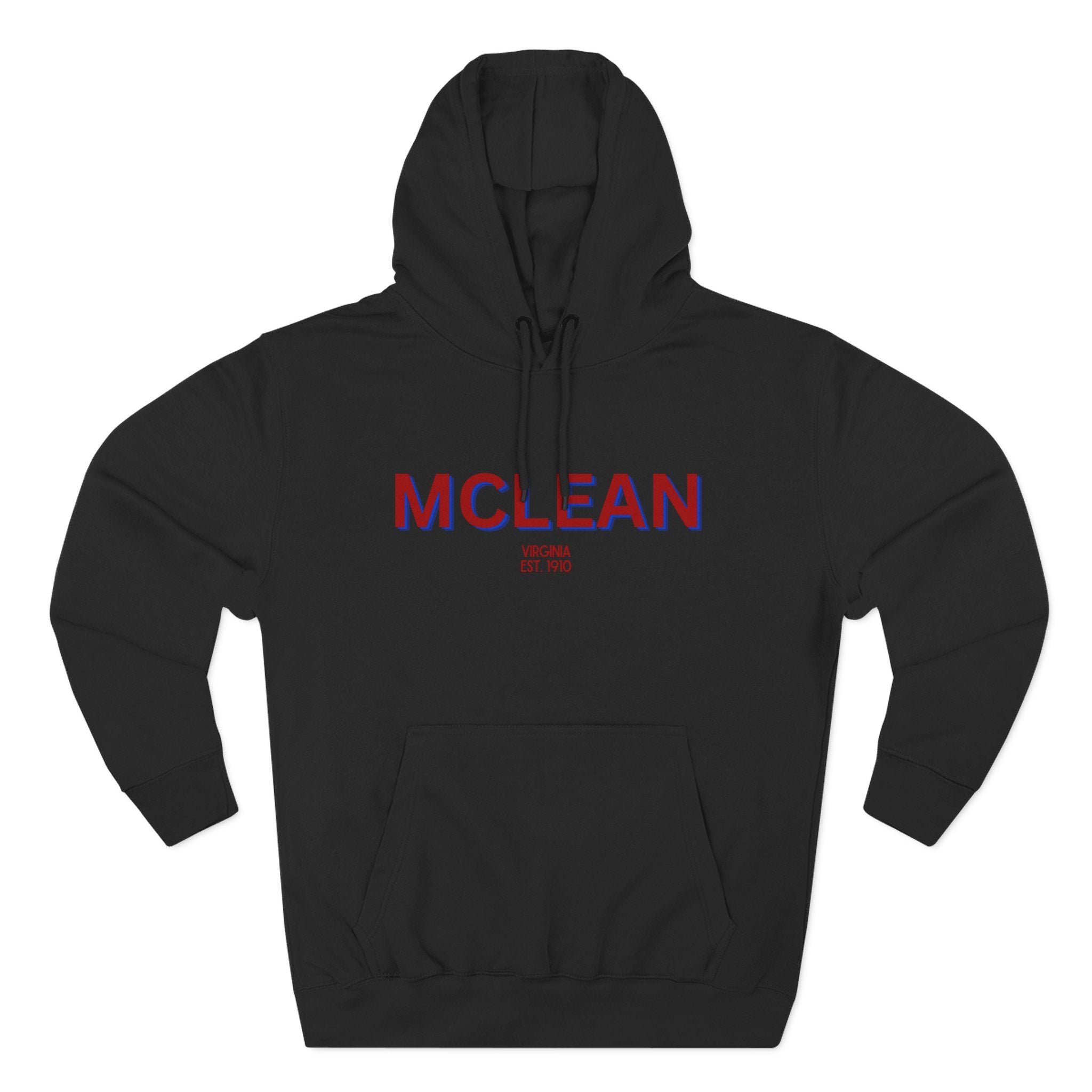 McLean Fleece Hoodie, Casual Sweatshirt, Cozy Layering Piece, Perfect Gift for All Occasions, Stylish Streetwear