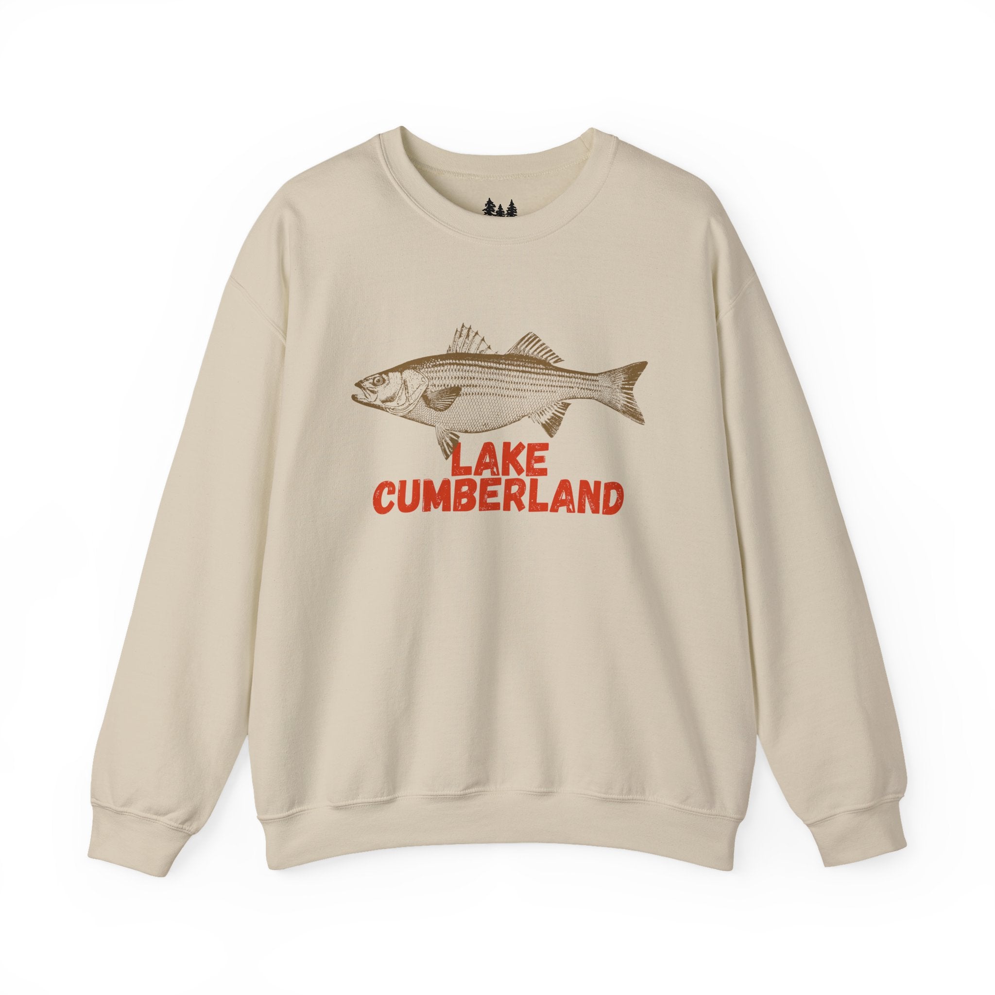 Lake Cumberland Fishing Sweatshirt, Unisex Crewneck, Casual Wear, Gift for Fishermen, Outdoor Apparel, Lake House Cozy