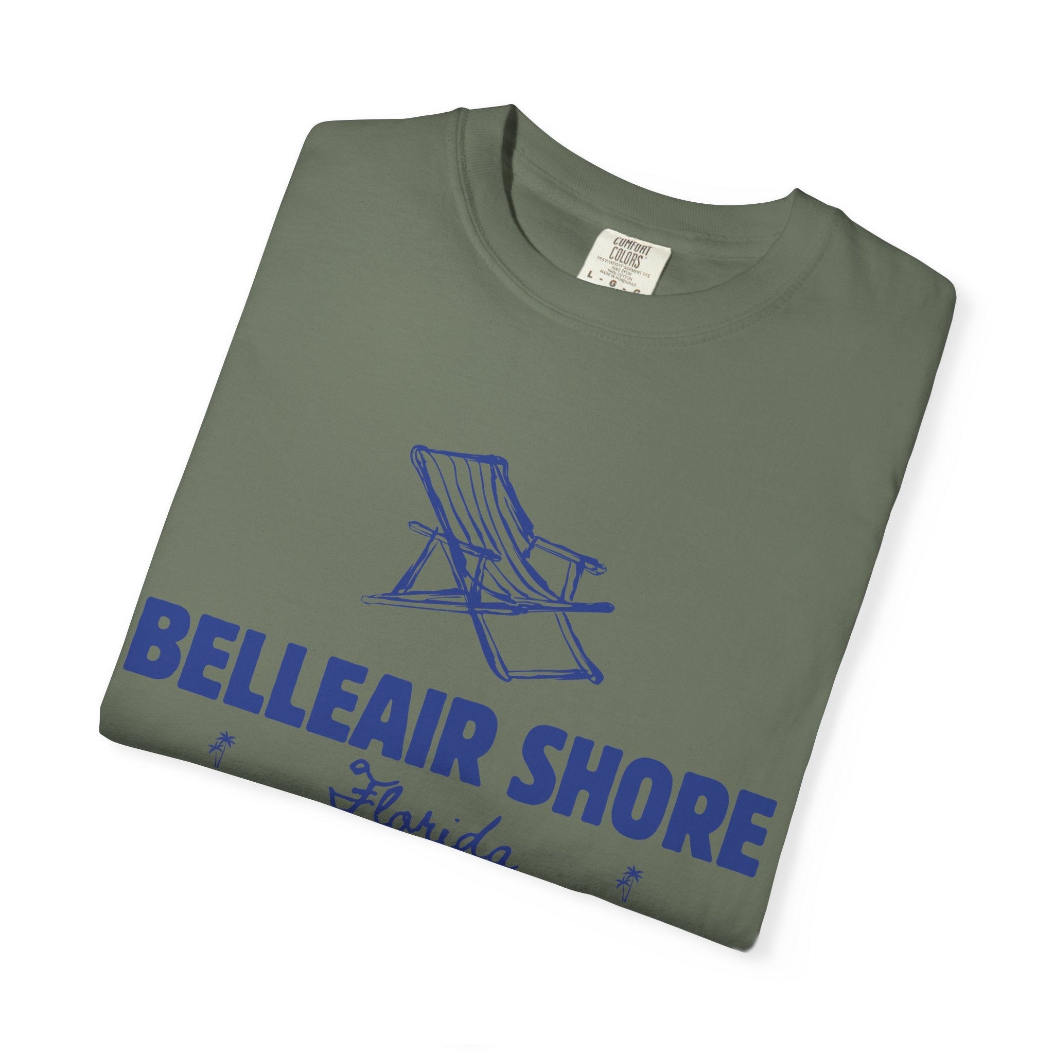 Belleair Shore - Unisex Garment-Dyed T-shirt, Casual Outfit, Gift for Nature Lovers, Vacation Essentials