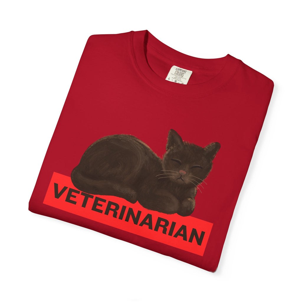 Veterinarian Cat T-Shirt, Funny Animal Lover Tee, Pet Owner Gift, Cute Vet Shirt, Unique Veterinary Apparel, Animal Rescue Shirt