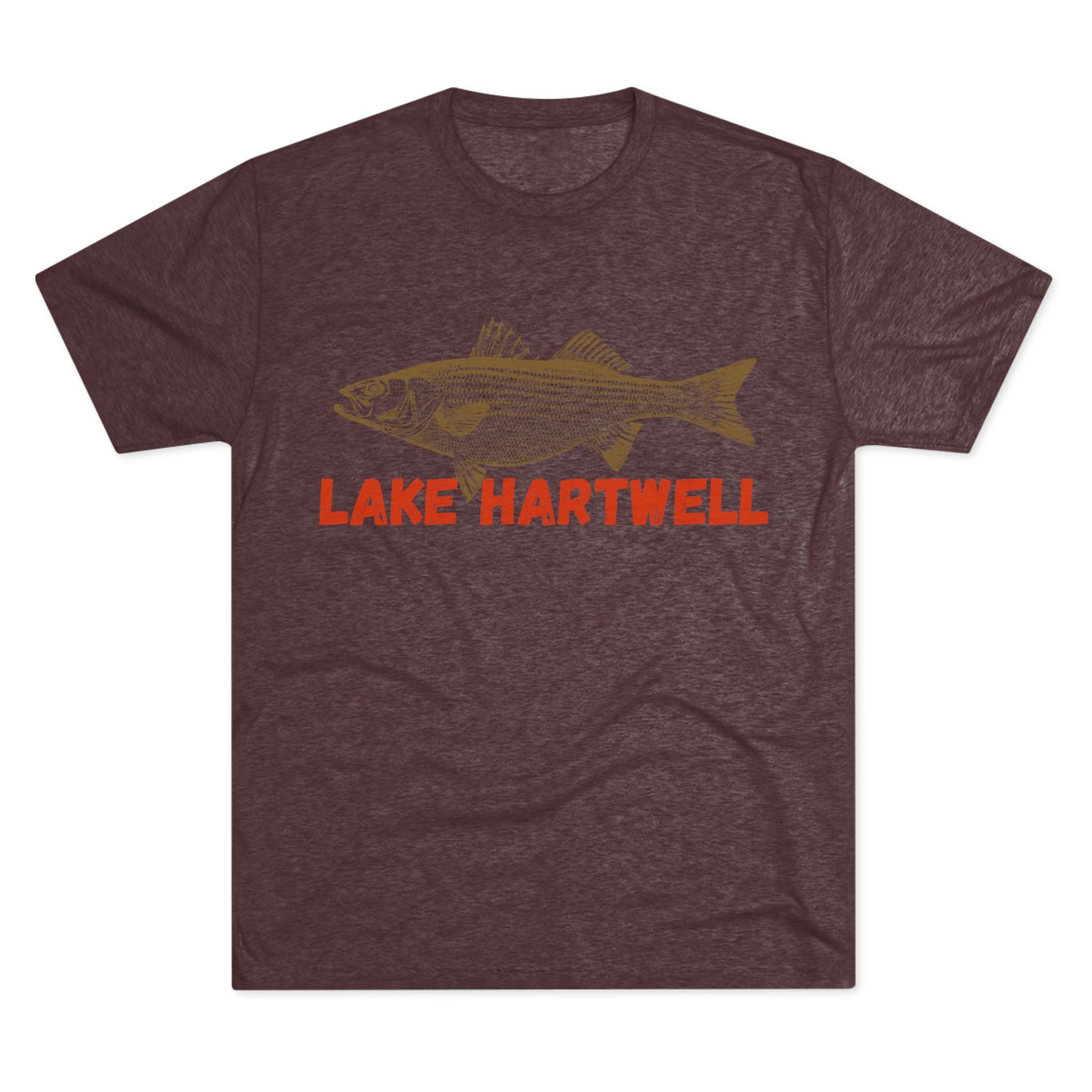 Lake Hartwell Fishing Tee, Unisex Crew Neck Shirt, Summer Lake Apparel, Gift for Fishermen, Outdoor Adventure T-Shirt, Lake House Style