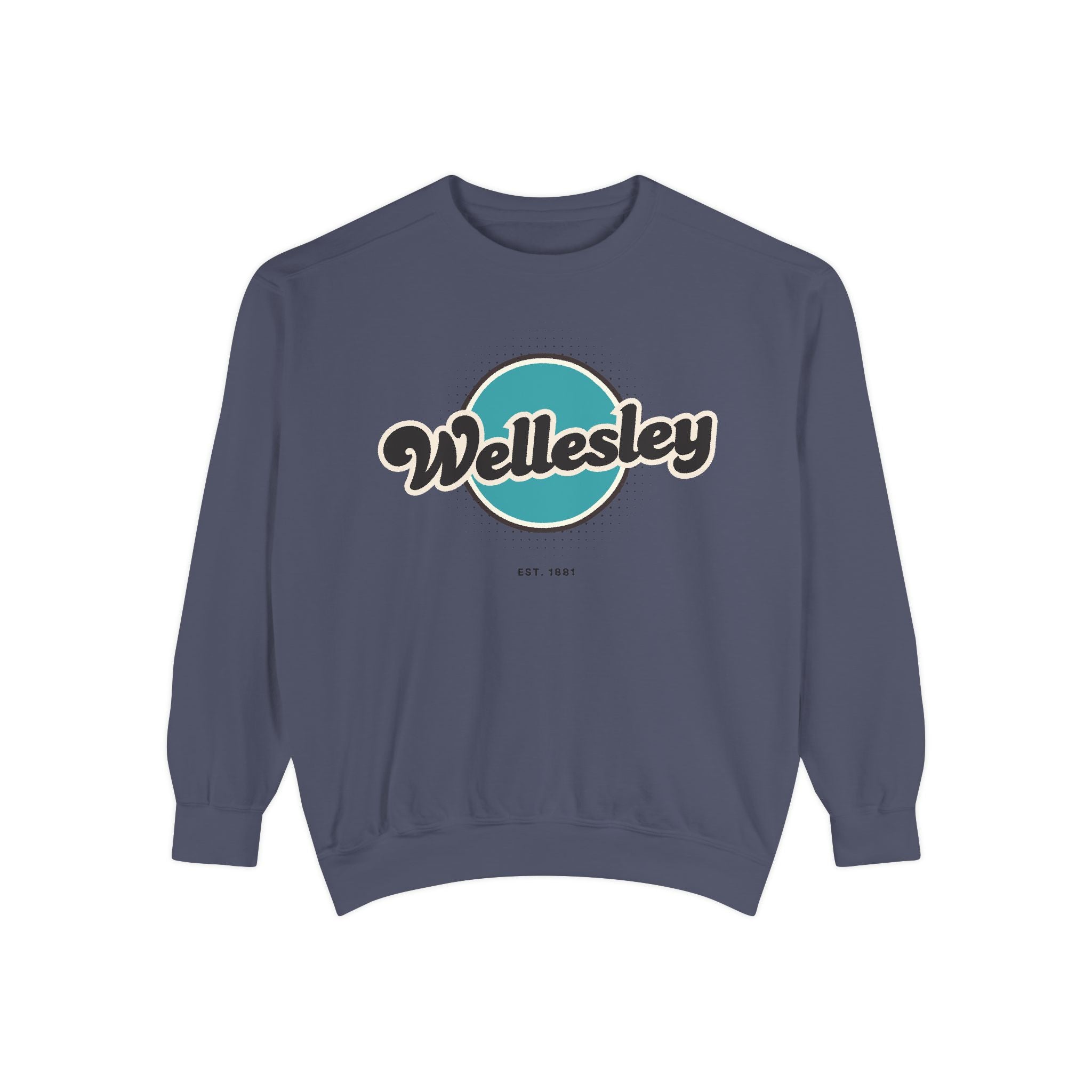 Wellesley Vintage Sweatshirt, Cozy Unisex Pullover, Retro Style, Perfect for Casual Outfits, Gift for Him or Her