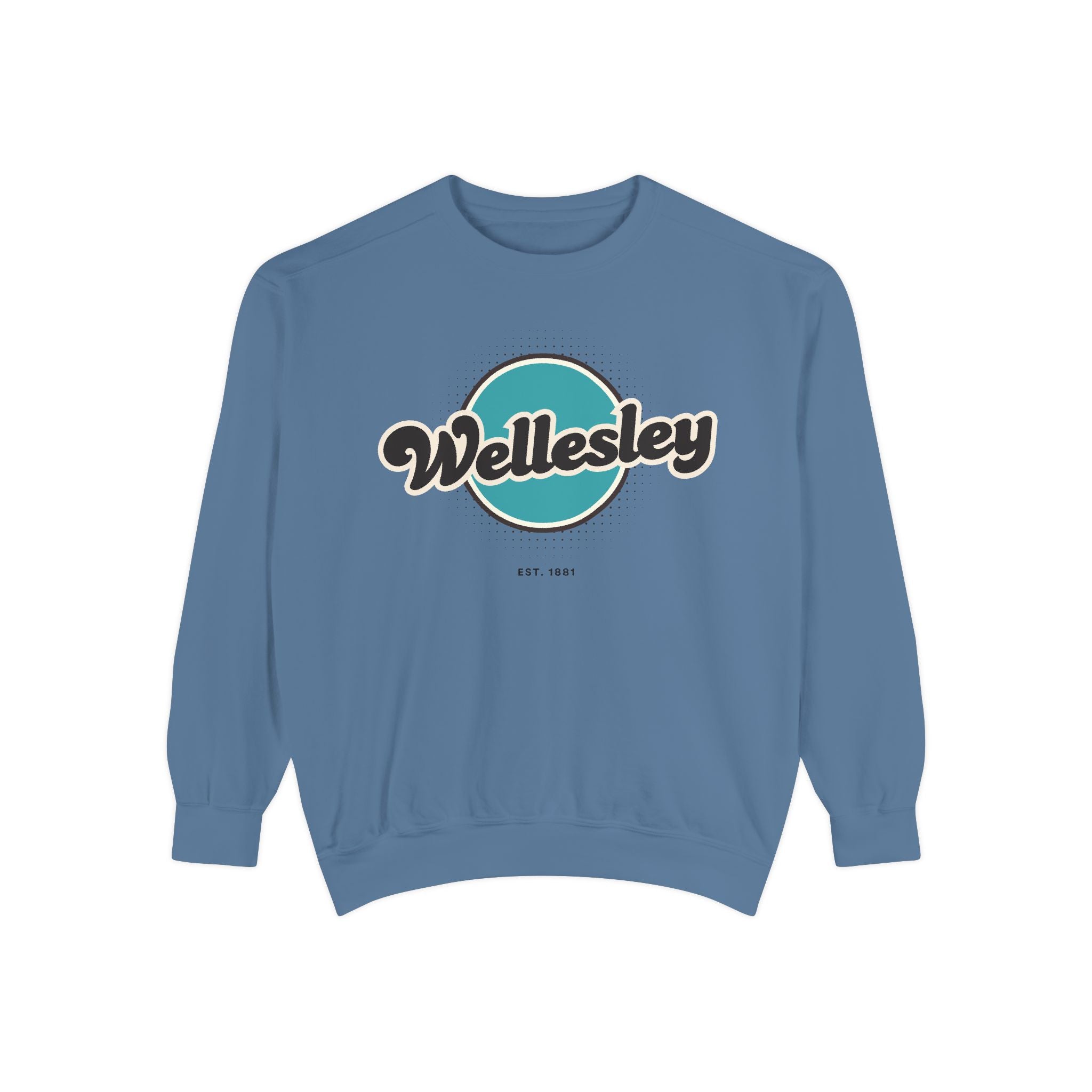 Wellesley Vintage Sweatshirt, Cozy Unisex Pullover, Retro Style, Perfect for Casual Outfits, Gift for Him or Her