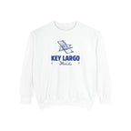 Key Largo Vibes Unisex Sweatshirt | Garment-Dyed Comfort, Perfect for Casual Outings, Travel, Gifts, Autumn Days