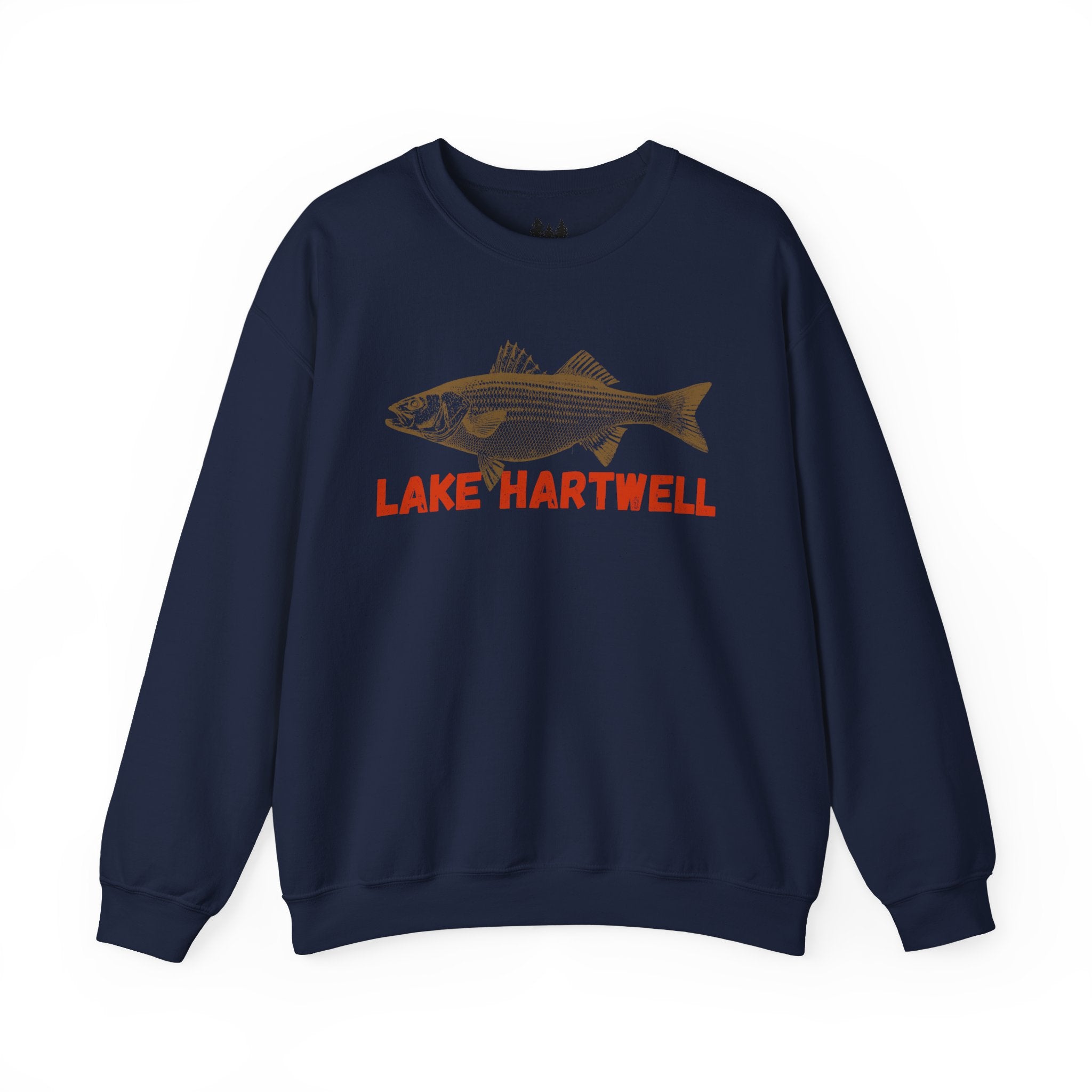 Lake Hartwell Fishing Sweatshirt, Unisex Crewneck, Casual Wear, Gift for Fishermen, Outdoor Apparel, Lake House Cozy