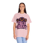 Halloween Trick or Treat T-Shirt, Unisex Halloween Tee, Spooky Autumn Shirt, Fun Costume Top, Trick or Treat Apparel