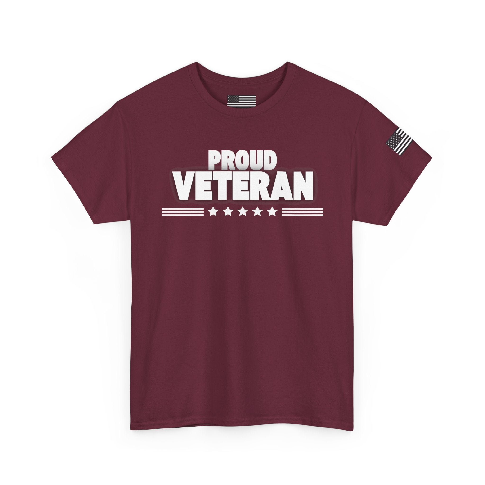Veteran Pride Unisex Heavy Cotton Tee, Comfortable Tee for Veterans, American Flag Tee, Graphic Tee for Military Support, Great Gift [...]