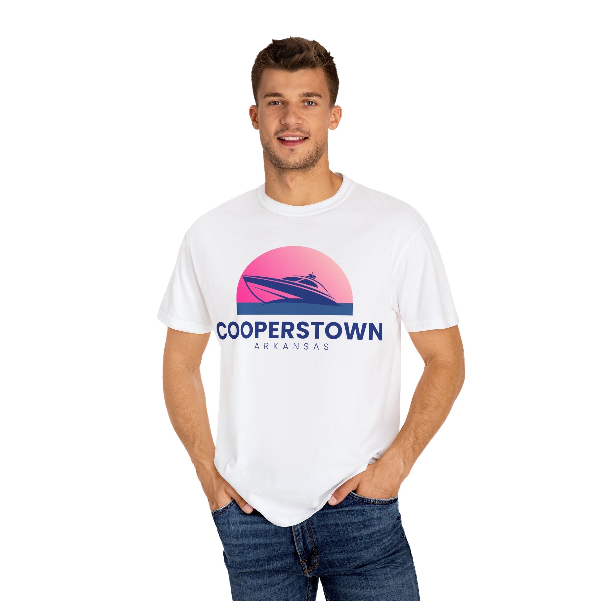 Cooperstown Vibes, Unisex T-shirt, Casual Tee, Travel Souvenir, Vacation Top