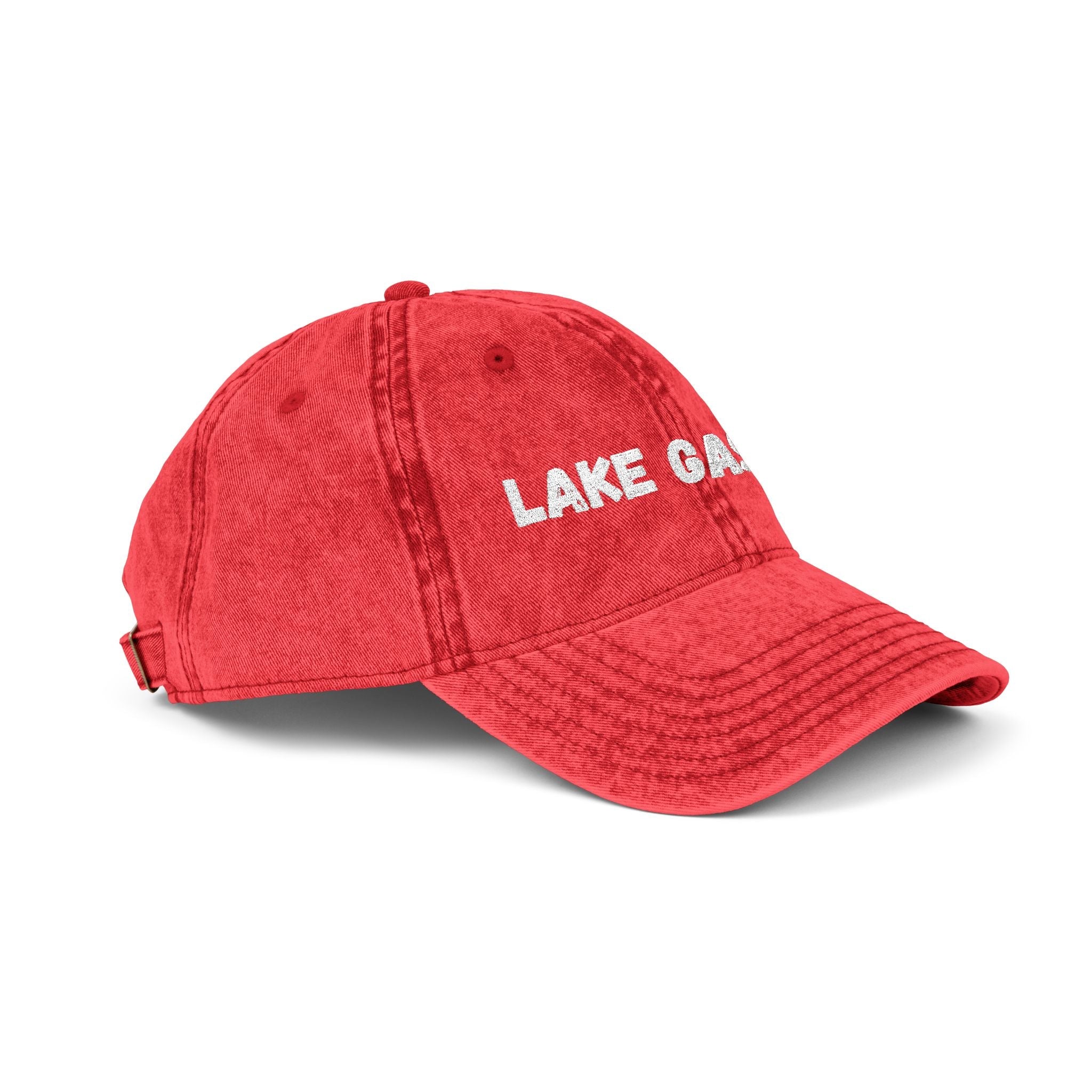 Lake Gaston Embroidered Hat, Vintage Cap, Casual Summer Accessory, Gift for Outdoor Lovers, Lake Trip Gear