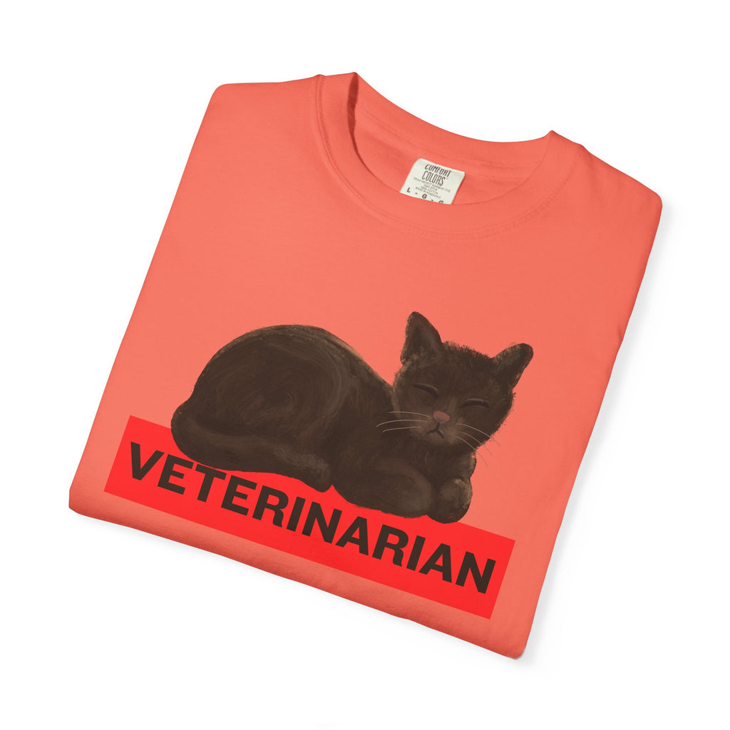 Veterinarian Cat T-Shirt, Funny Animal Lover Tee, Pet Owner Gift, Cute Vet Shirt, Unique Veterinary Apparel, Animal Rescue Shirt