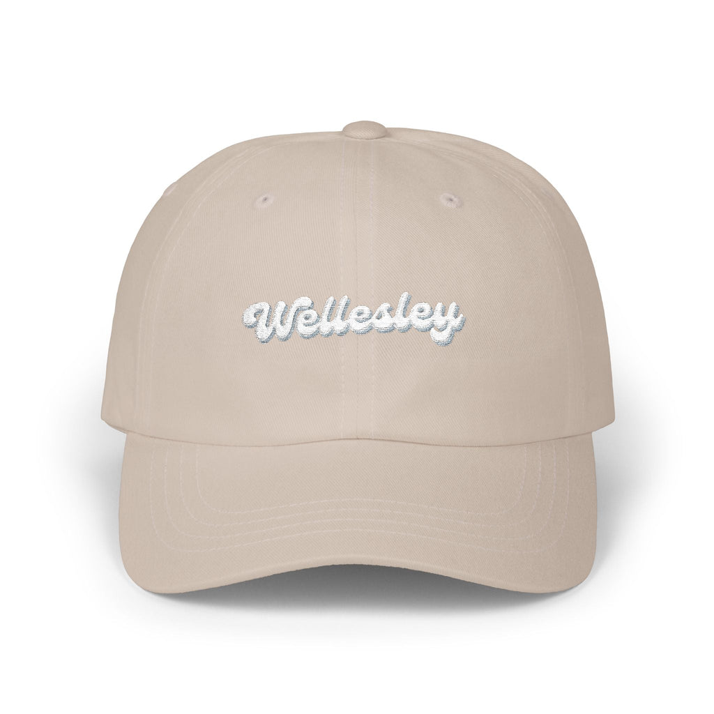 Wellesley Classic Dad Cap, Unisex Casual Hat, Summer Accessories, Trendy Headwear, Gift for Him, Outdoor Style
