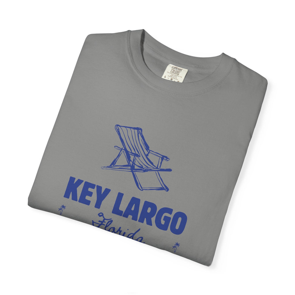 Key Largo - Unisex Garment-Dyed T-shirt, Casual Outfit, Gift for Nature Lovers, Vacation Essentials