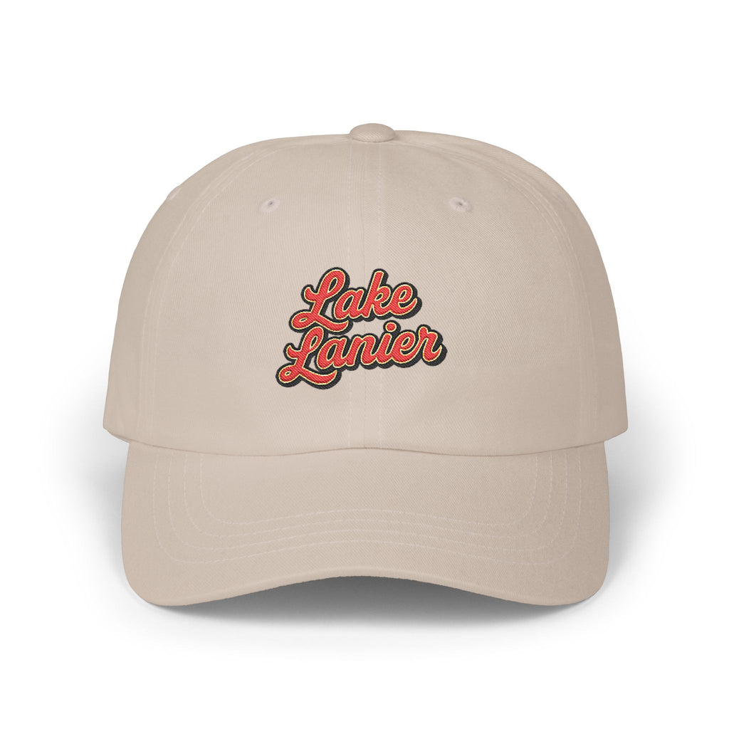 Lake Lanier Classic Dad Cap - Adjustable Summer Baseball Hat, Gift for Dad, Vacation Accessory, Laid-back Style, Casual Wear